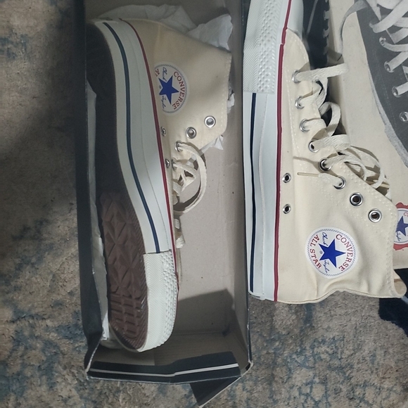 Converse Kids High-Top Sneakers - Beige